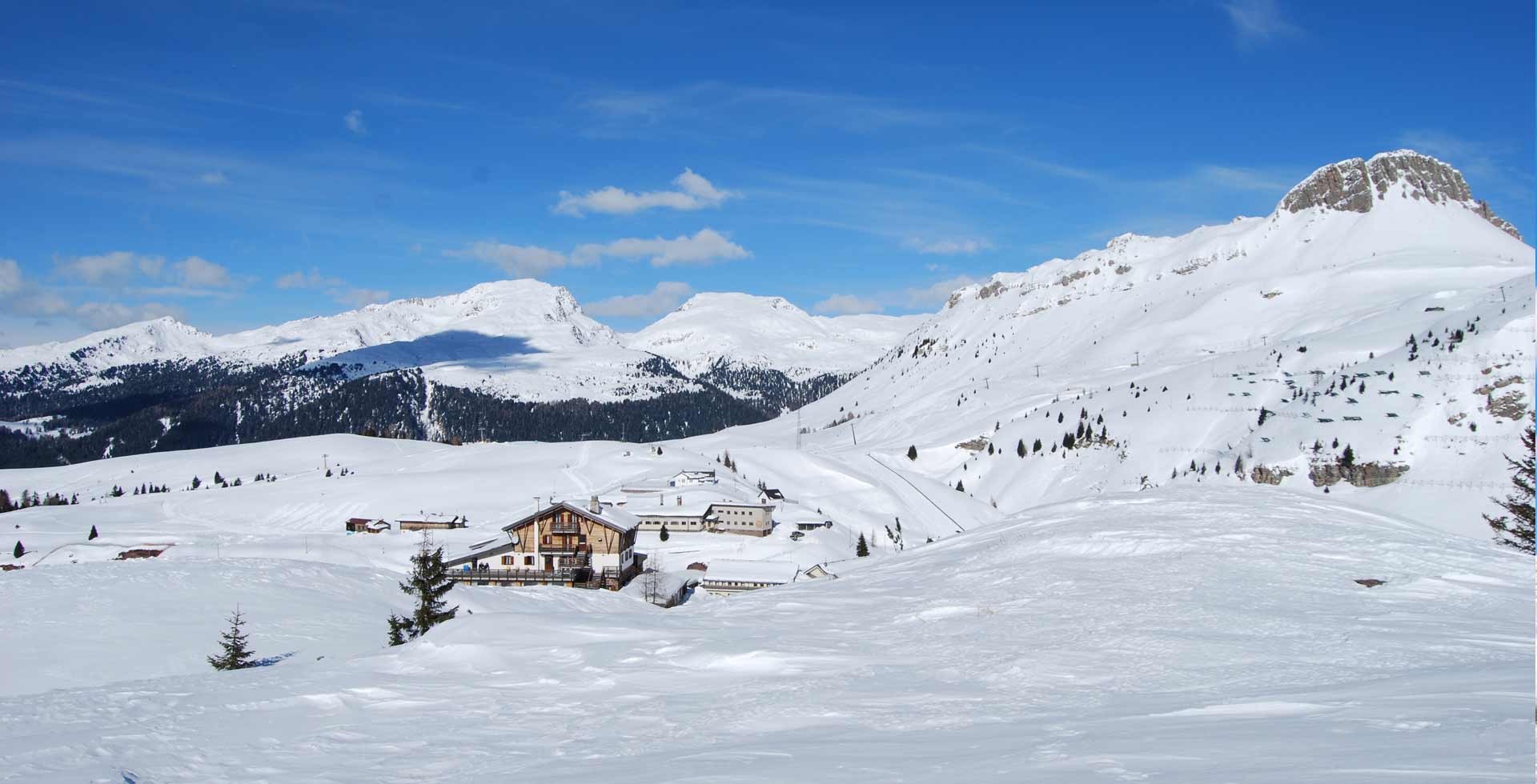 Wonderful panorama Dolomites Superski